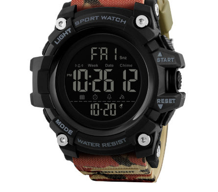 Outdoor Exercise Camouflage Fashion Men's Electronic Watch