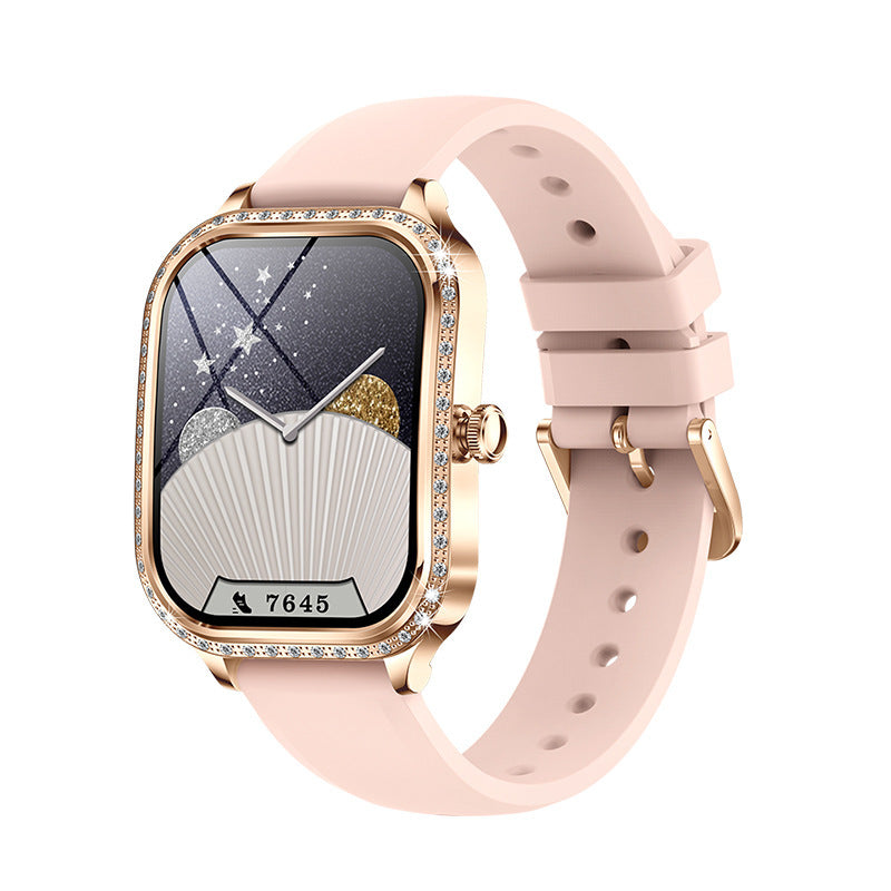 MK88 Women's Bluetooth Calling Heart Rate Blood Pressure Blood Oxygen Detection Calories More Than Sport Smart Watch